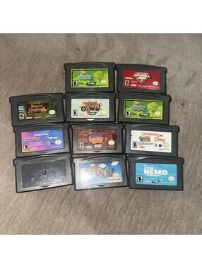 Lot Of 11 Nintendo GameBoy Advance Video Games
